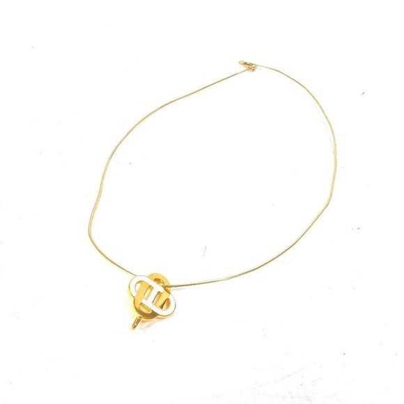 HERMES Chaine d'Ancre Isatis to Saint-Cholera Choker Accessories Necklace